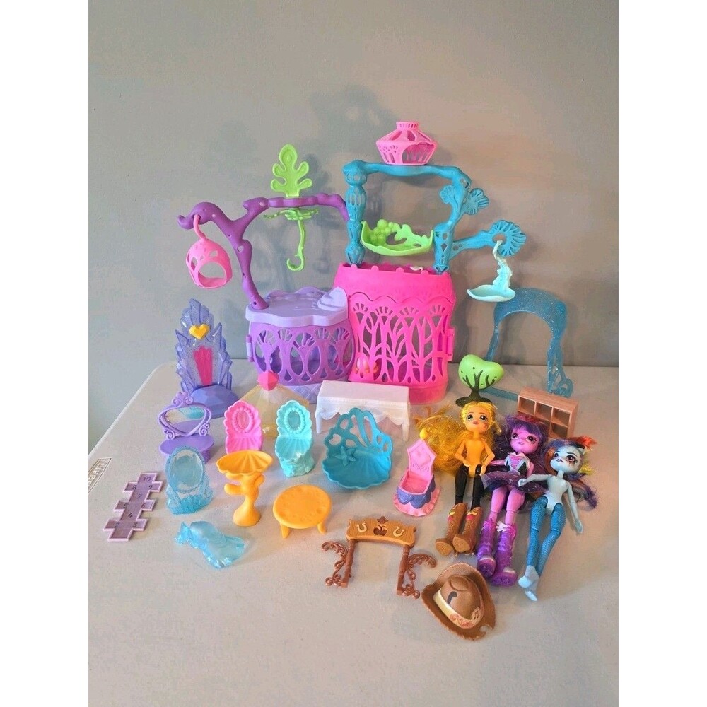 My Little Pony Lot - Playhouse, Dolls, Random Accessories And Furniture